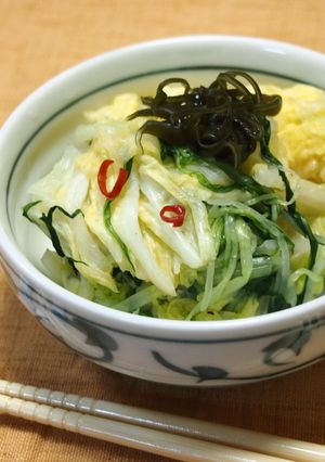 エコレシピ♡ポリ袋で簡単！白菜の浅漬け-レシピのメイン写真