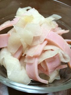 大根とハムの簡単サラダ-レシピのメイン写真