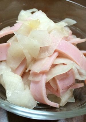大根とハムの簡単サラダ-レシピのメイン写真