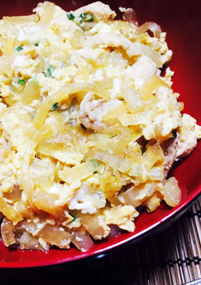 山椒でたべよう！白菜の京風 親子丼-レシピのメイン写真