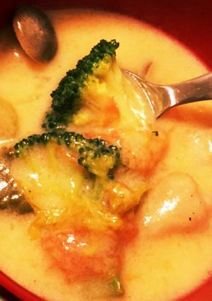お好みの野菜で豆乳スープ-レシピのメイン写真