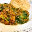 ほうれん草カレー&人参ライス