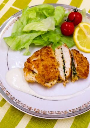 草加せんべいでヘルシーチキンかつ-レシピのメイン写真