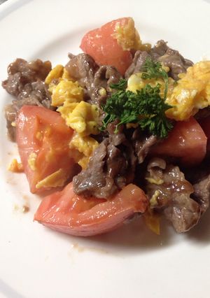 牛肉とトマトのジューシー炒め-レシピのメイン写真