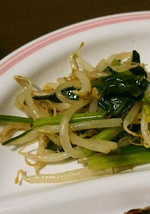 超簡単副菜☆ほうれん草ともやしのソテー-レシピのメイン写真