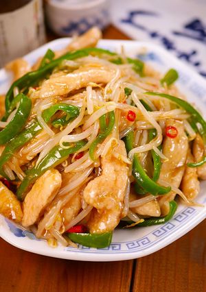 鶏むね肉とモヤシのとろとろ中華炒め🤩-レシピのメイン写真