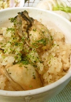 簡単!麺つゆで絶品 牡蠣の炊き込みご飯♪-レシピのメイン写真