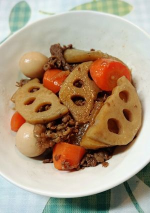 ご飯のすすむ肉と根菜のこっくり煮-レシピのメイン写真
