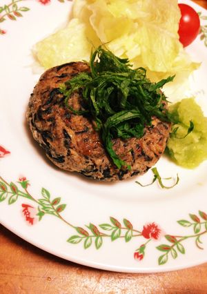 ヘルシーひじき入り！和風豆腐ハンバーグ-レシピのメイン写真