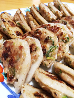 蓮根の挽肉のっけ焼き-レシピのメイン写真
