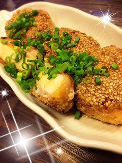 長芋(とろろ芋)の肉巻き胡麻焼き-レシピのメイン写真