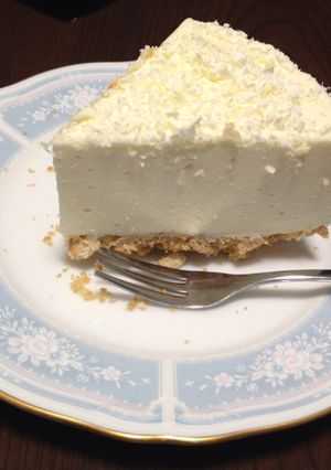 ホワイトチョコのレアチーズケーキ-レシピのメイン写真