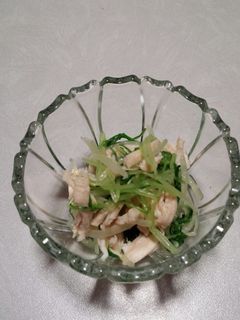 シャキッと水菜とささみのお浸し-レシピのメイン写真