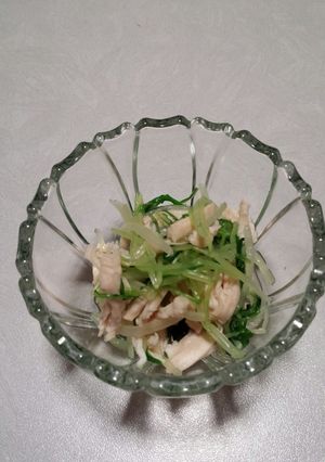 シャキッと水菜とささみのお浸し-レシピのメイン写真