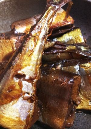 圧力鍋で秋刀魚の甘露煮♡骨まで柔らか〜い-レシピのメイン写真