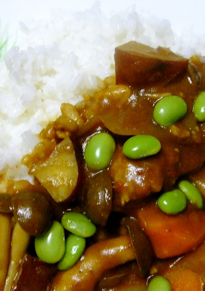 秋の恵み☆きのことさつまいも☆カレー♪-レシピのメイン写真
