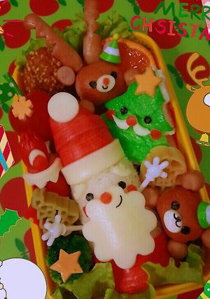 食パンぐるぐるサンタさんサンド♪-レシピのメイン写真