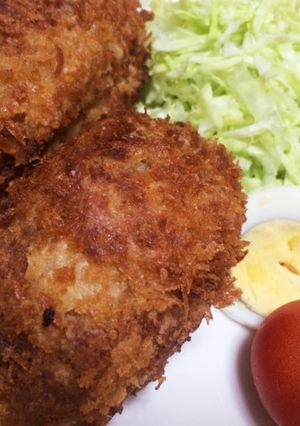 カレーリメイク!簡単節約コロッケ!-レシピのメイン写真