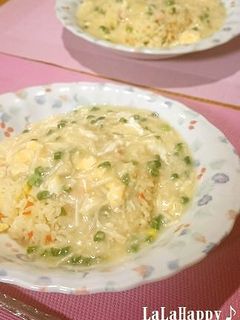 ふわふわ卵のあんかけチャーハン♪-レシピのメイン写真