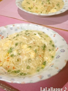 ふわふわ卵のあんかけチャーハン♪-レシピのメイン写真