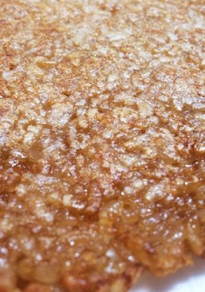 焼きおにぎりの薄っぺら〜い♡パリパリご飯-レシピのメイン写真