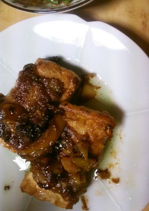塩レモンと梅酒のコラボした豆腐-レシピのメイン写真