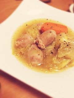 とろとろ野菜とソーセージのマスタード煮♡-レシピのメイン写真