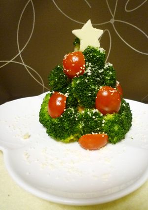 クリスマス☆ブロッコリーでツリー！-レシピのメイン写真