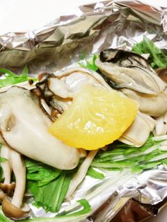 塩ゆずで~ 海のミルク☆牡蠣のホイル焼き-レシピのメイン写真