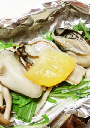塩ゆずで～ 海のミルク☆牡蠣のホイル焼き-レシピのメイン写真