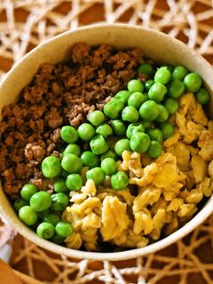 甘辛が大人気!豚そぼろの三色そぼろ丼-レシピのメイン写真