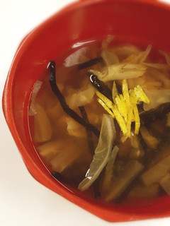 白菜とひじきのお味噌汁☆マクロビ味噌汁-レシピのメイン写真
