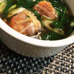 รูปของ ひと手間で美味！海老団子の中華スープ＊