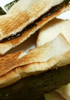 緑茶に良く合う！海苔醤油トースト-レシピのメイン写真