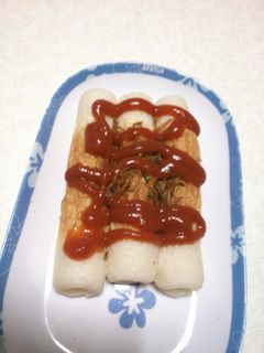 竹輪ちりめん山椒ケチャップ-レシピのメイン写真