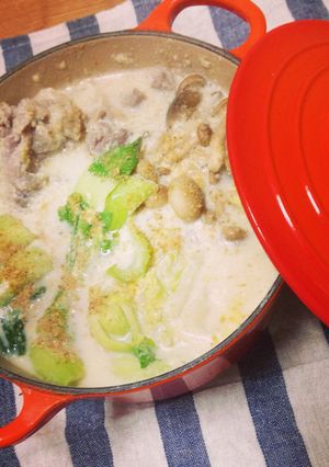 〆はキムチーズうどん♪あったか塩糀豆乳鍋-レシピのメイン写真