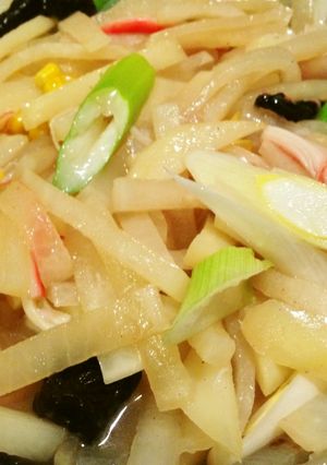 大根とじゃがいもの中華風煮-レシピのメイン写真