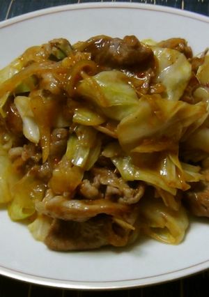きゃべつ・豚肉の回鍋肉（キムチ入り）-レシピのメイン写真