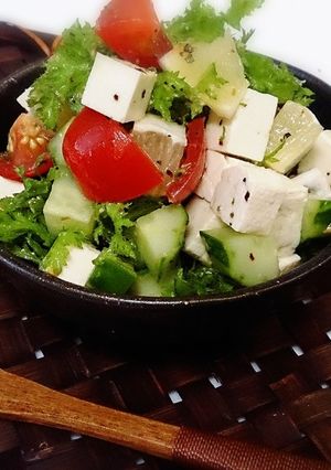 無塩料理☆カプレーゼ風イタリアンサラダ-レシピのメイン写真