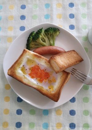 食べやすい☆とろ～りたまごトースト-レシピのメイン写真