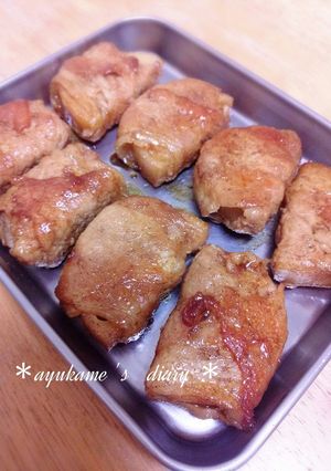 ☆お弁当に♪肉巻き蓮根 カレー味☆-レシピのメイン写真