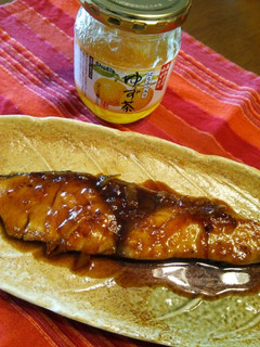 ゆずジャムdeぶり照り焼き♪-レシピのメイン写真