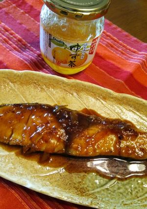 ゆずジャムdeぶり照り焼き♪-レシピのメイン写真