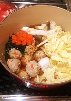 切り干し大根入り！鶏団子鍋-レシピのメイン写真
