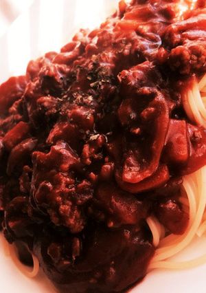 カレーリメイク！簡単ミートソース♩-レシピのメイン写真