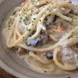 カレー風味クリームパスタ