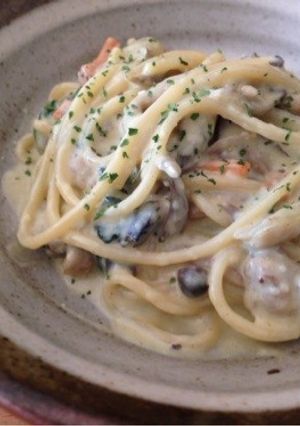 カレー風味クリームパスタ-レシピのメイン写真