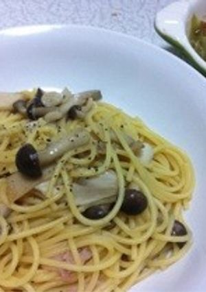 キノコの和風パスタ-レシピのメイン写真
