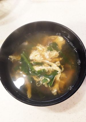 ニラ玉のすまし汁-レシピのメイン写真