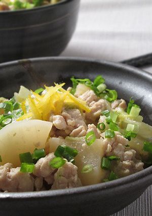 鶏そぼろのゆずみそ煮-レシピのメイン写真